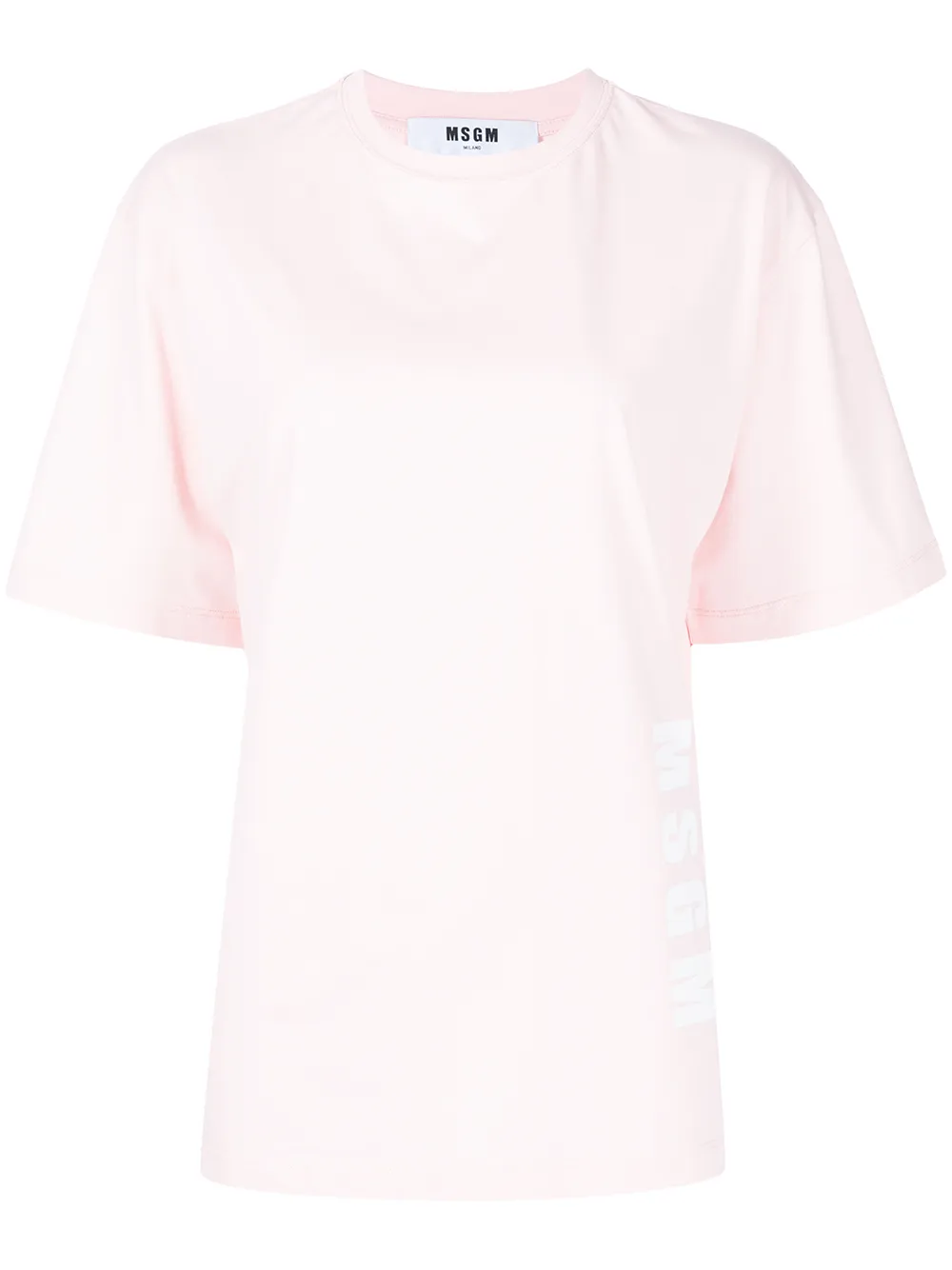 

MSGM playera con logo estampado - Rosado