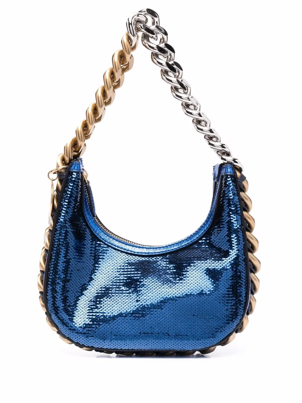 

Stella McCartney bolsa de hombro bordada con lentejuelas - Azul