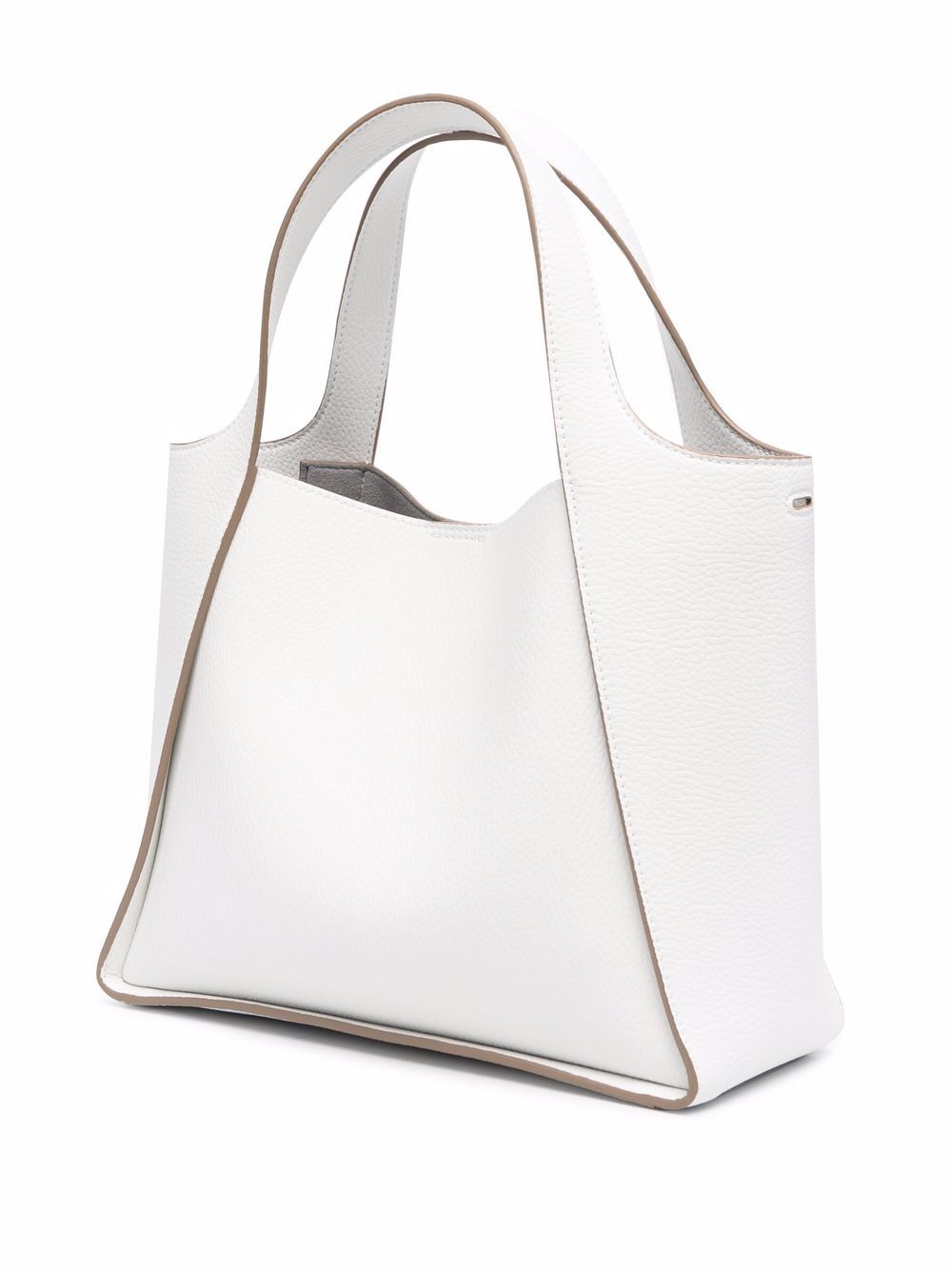 Shop Stella Mccartney Stella Logo Tote Bag In White