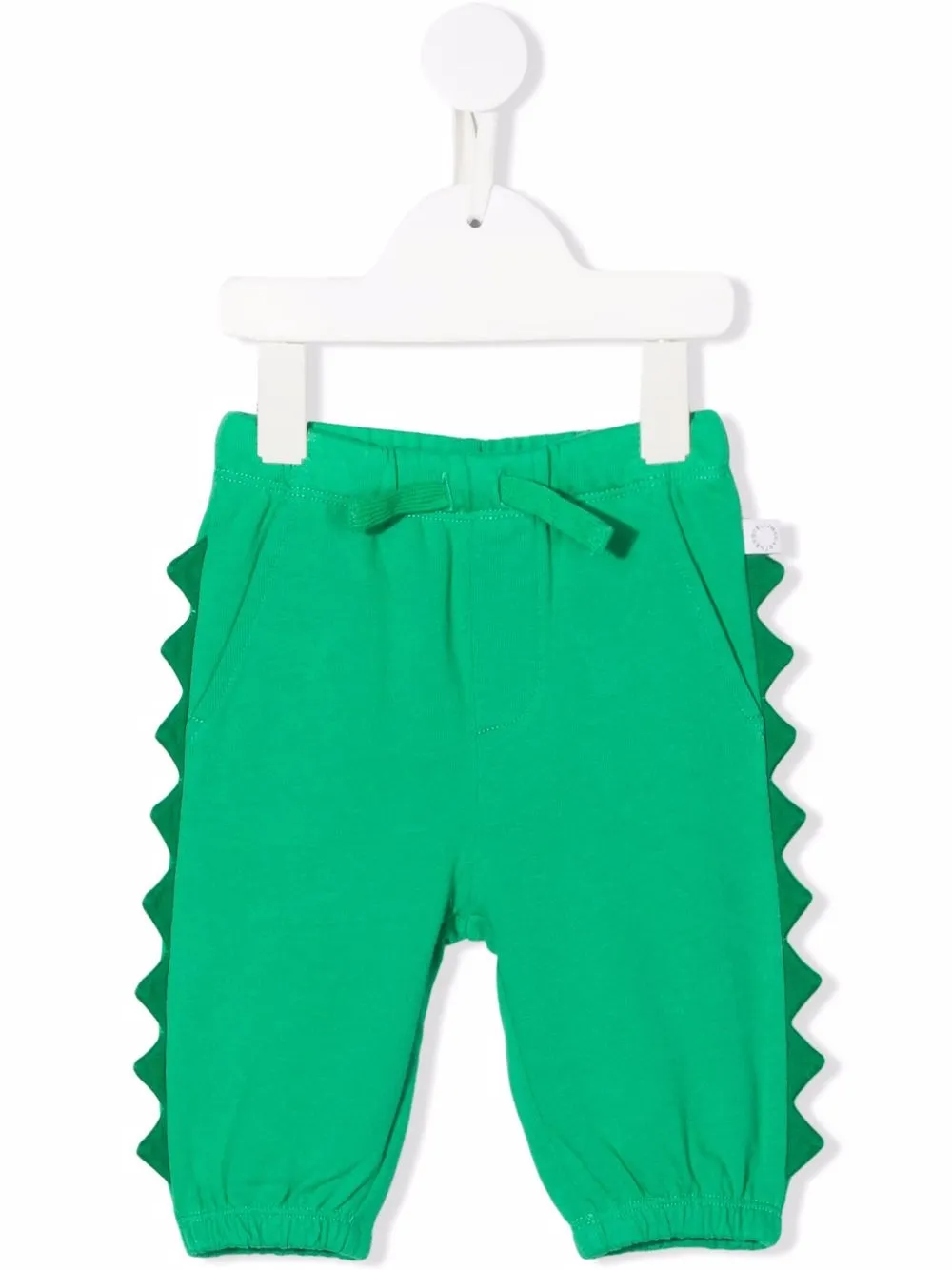 

Stella McCartney Kids contrast-trim cotton track pants - Green