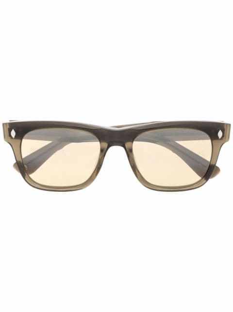 Garrett Leight tinted square-frame sunglasses 