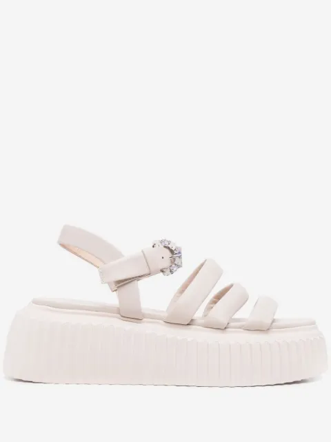 AGL strap-design platform sandals