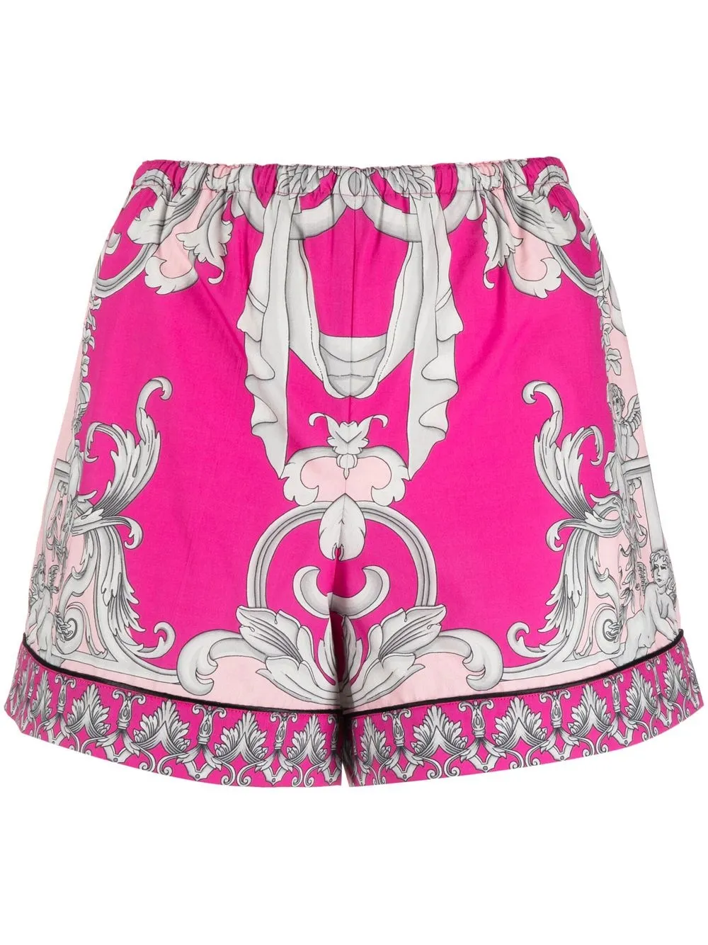 

Versace Baroque-print lounge shorts - Pink