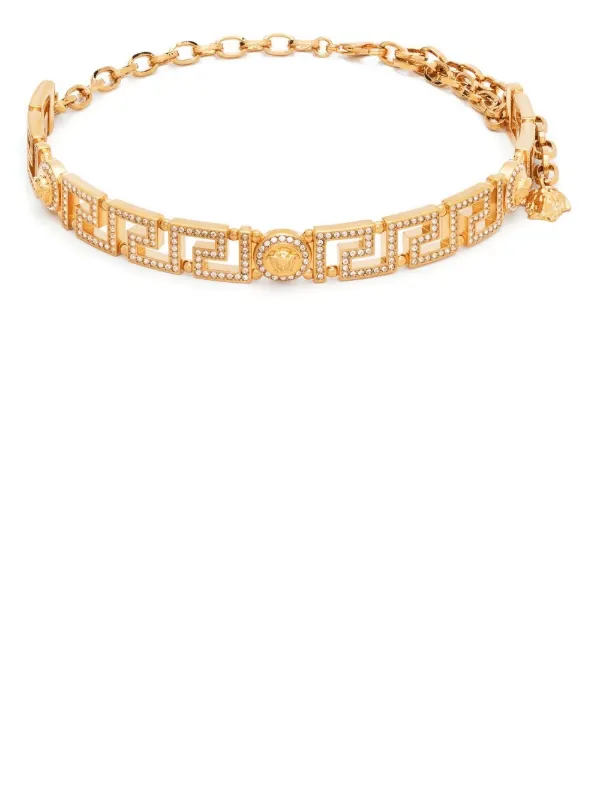 Versace Medusa Greca Choker Necklace - Farfetch