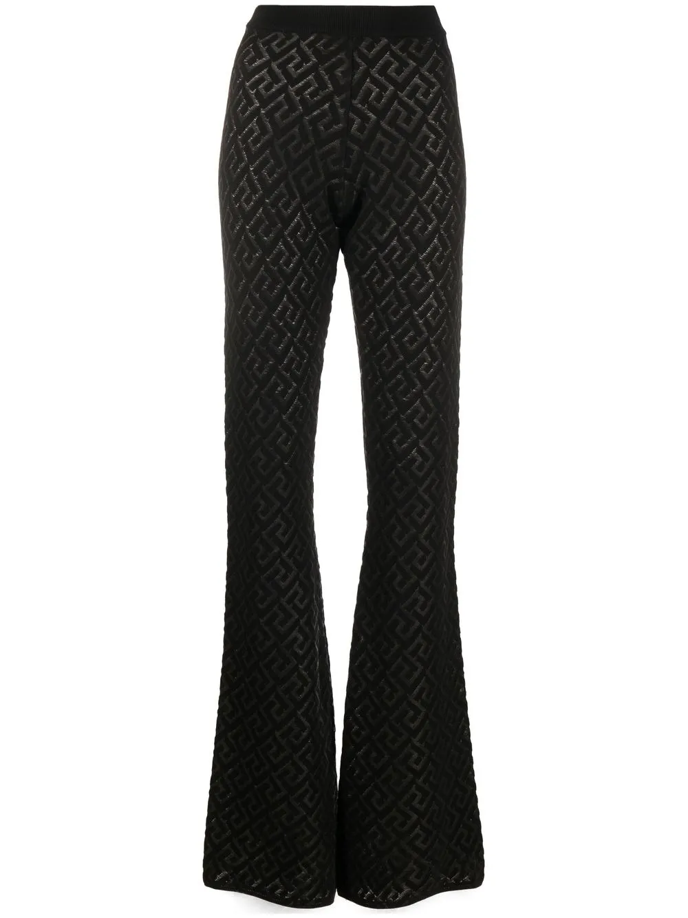 

Versace La Greca knit trousers - Black