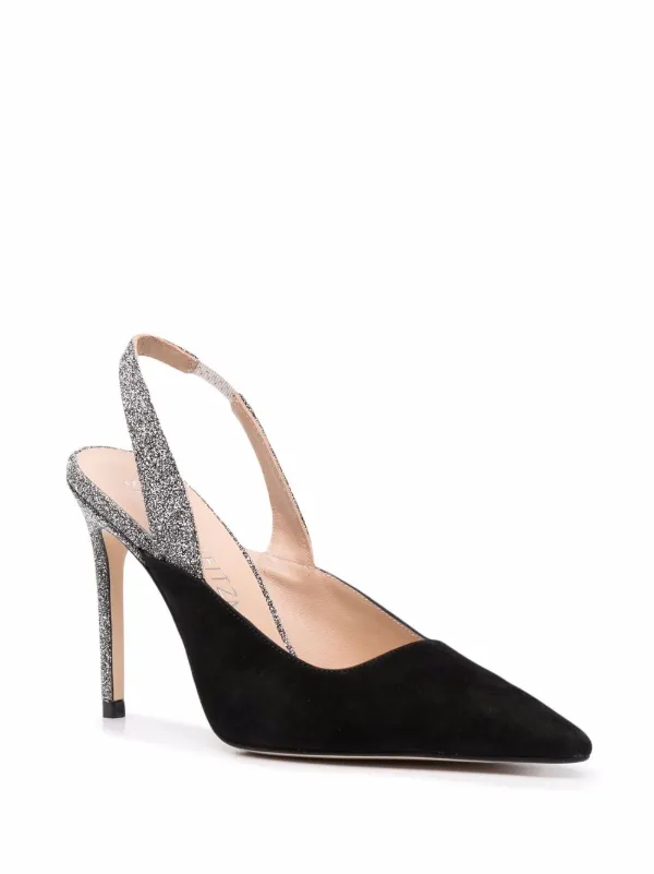 stuart weitzman glitter shoes