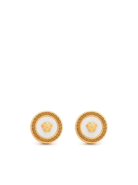 Versace Medusa enamel stud earrings