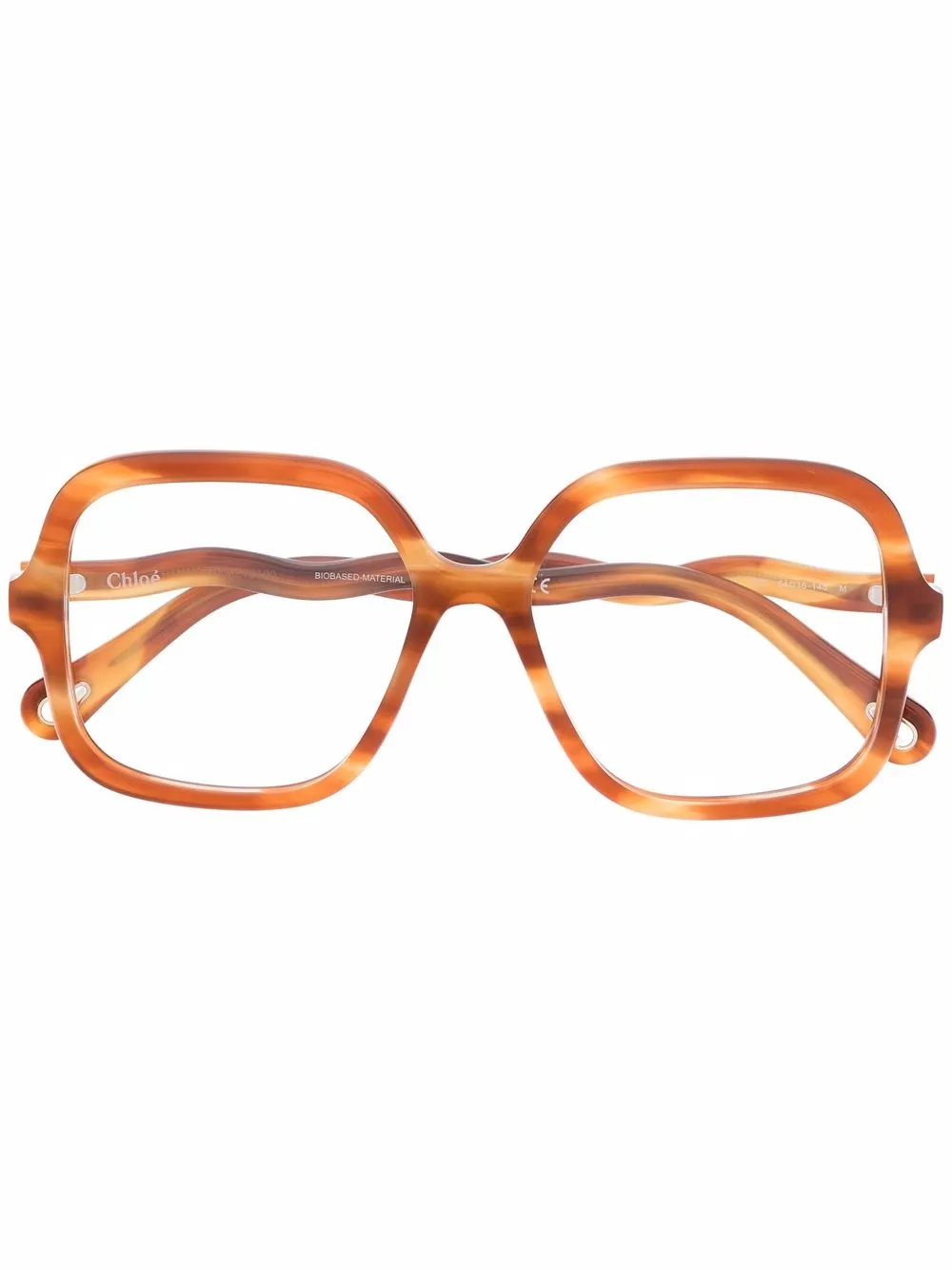 Chloé Eyewear オーバーサイズ 眼鏡フレーム - ニュートラル Chloé Eyewear オーバーサイズ 眼鏡フレーム - ニュートラル