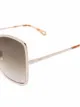 Chloé Eyewear oversized-frame sunglasses