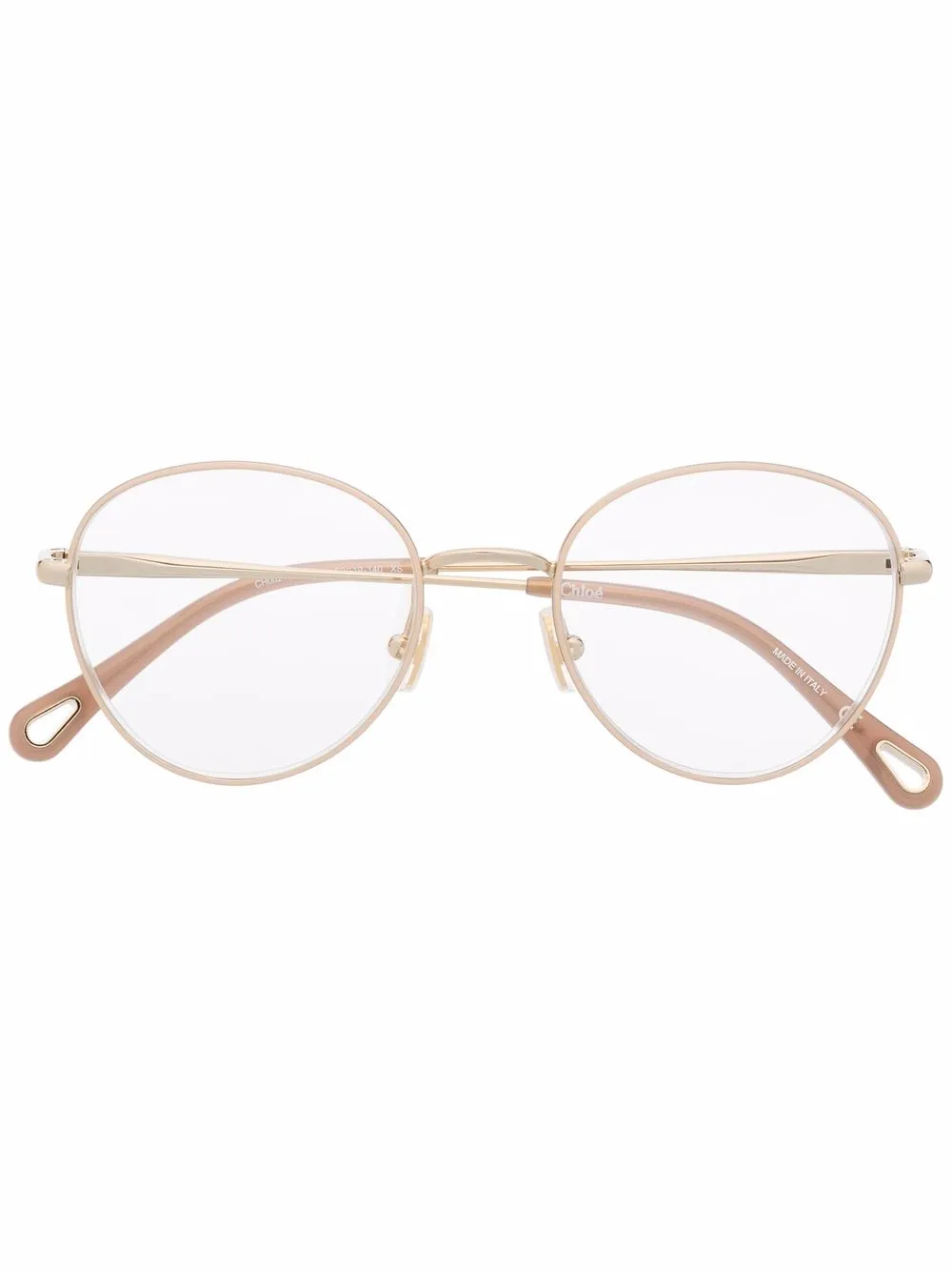 

Chloé Eyewear lentes con ribete fino - Dorado