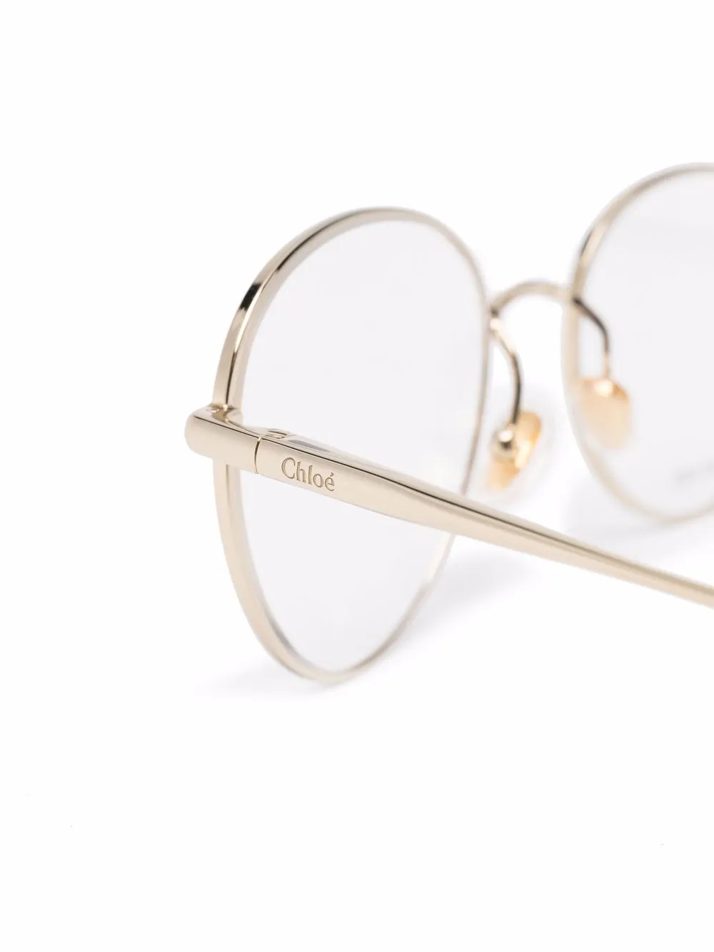 фото Chloé eyewear очки в круглой оправе