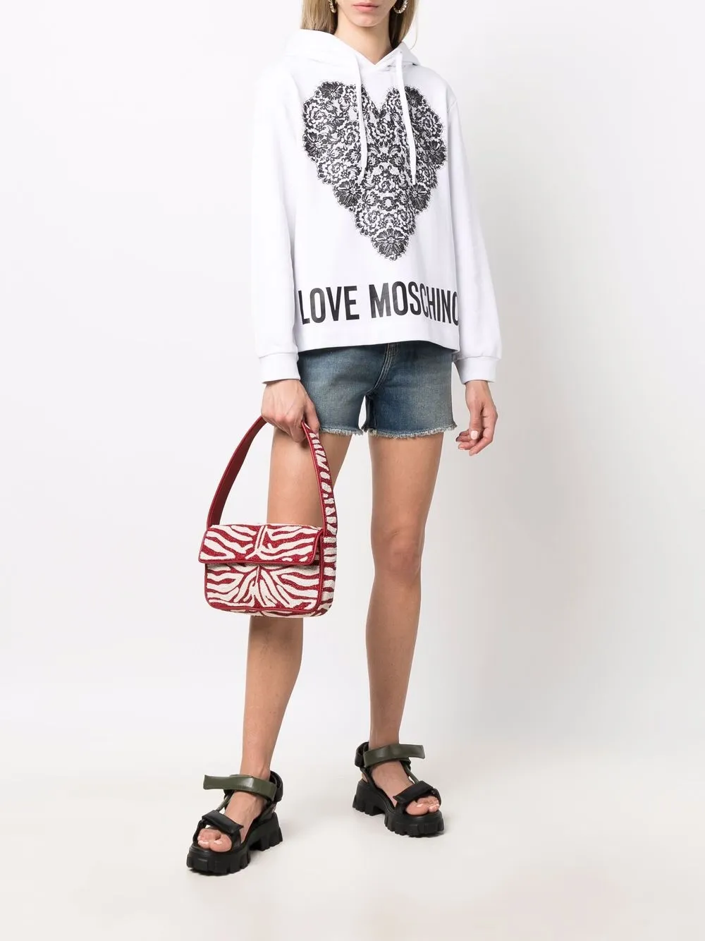 фото Love moschino худи с логотипом