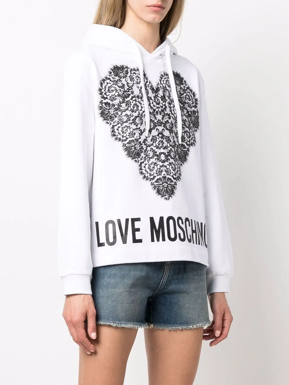 фото Love moschino худи с логотипом