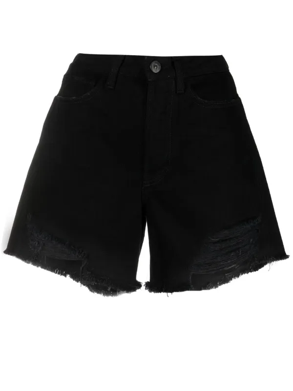 3x1 rip-detail Denim Shorts - Farfetch
