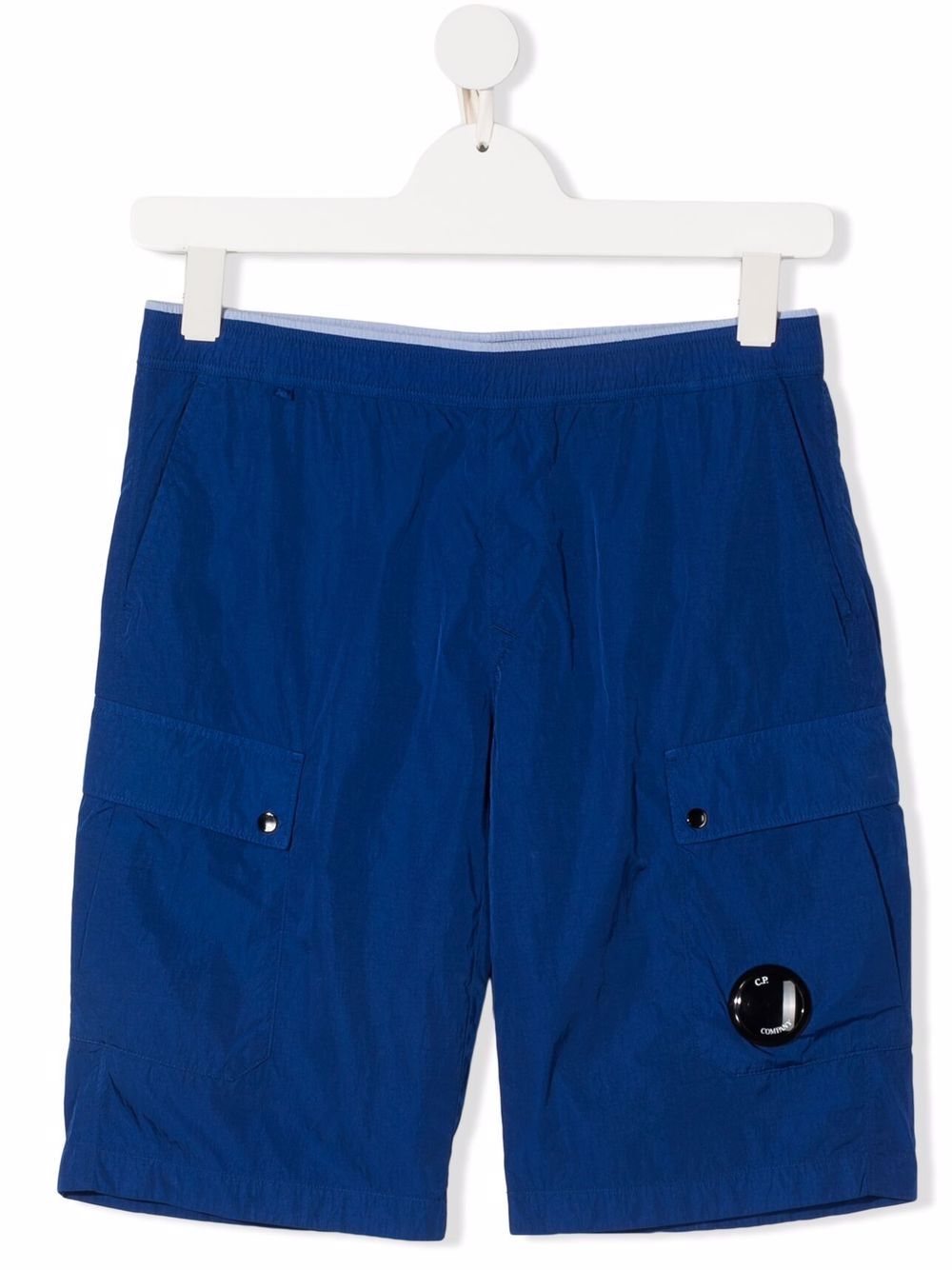 фото C.p. company kids goggle-detail bermuda cargo shorts