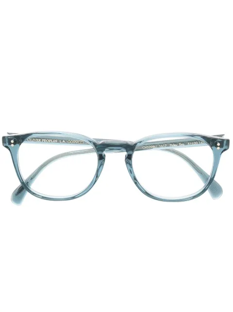 Oliver Peoples lentes Finley con armazón cuadrada