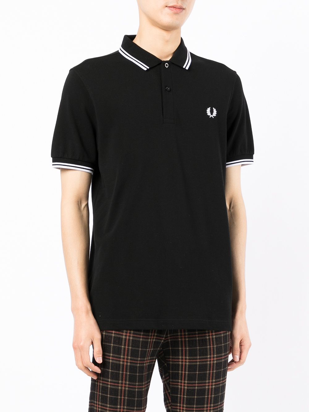 фото Fred perry рубашка поло с вышитым логотипом