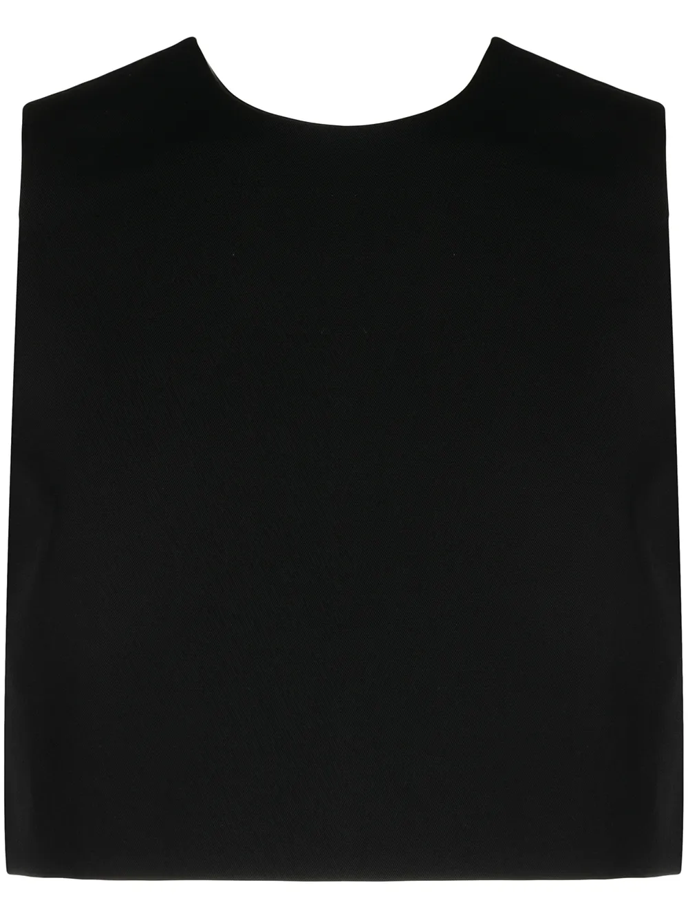 

Jil Sander chaleco corto - Negro