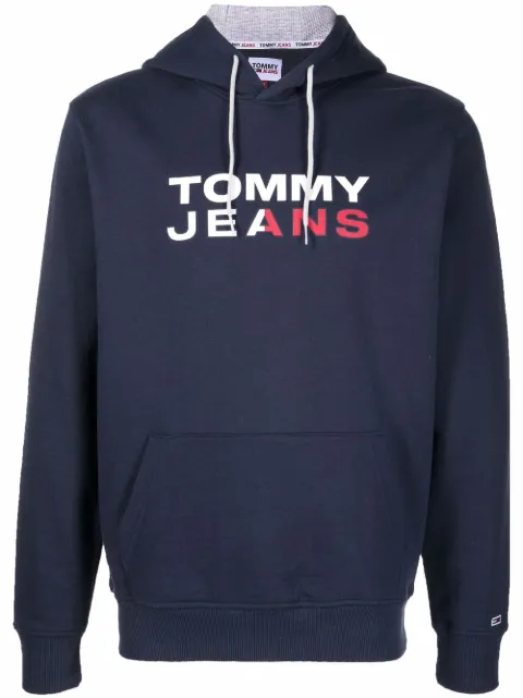 tommy jeans logo印花连帽衫