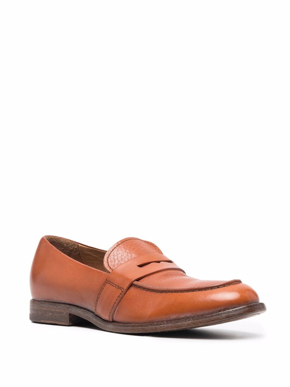 Moma Leren loafers - Oranje