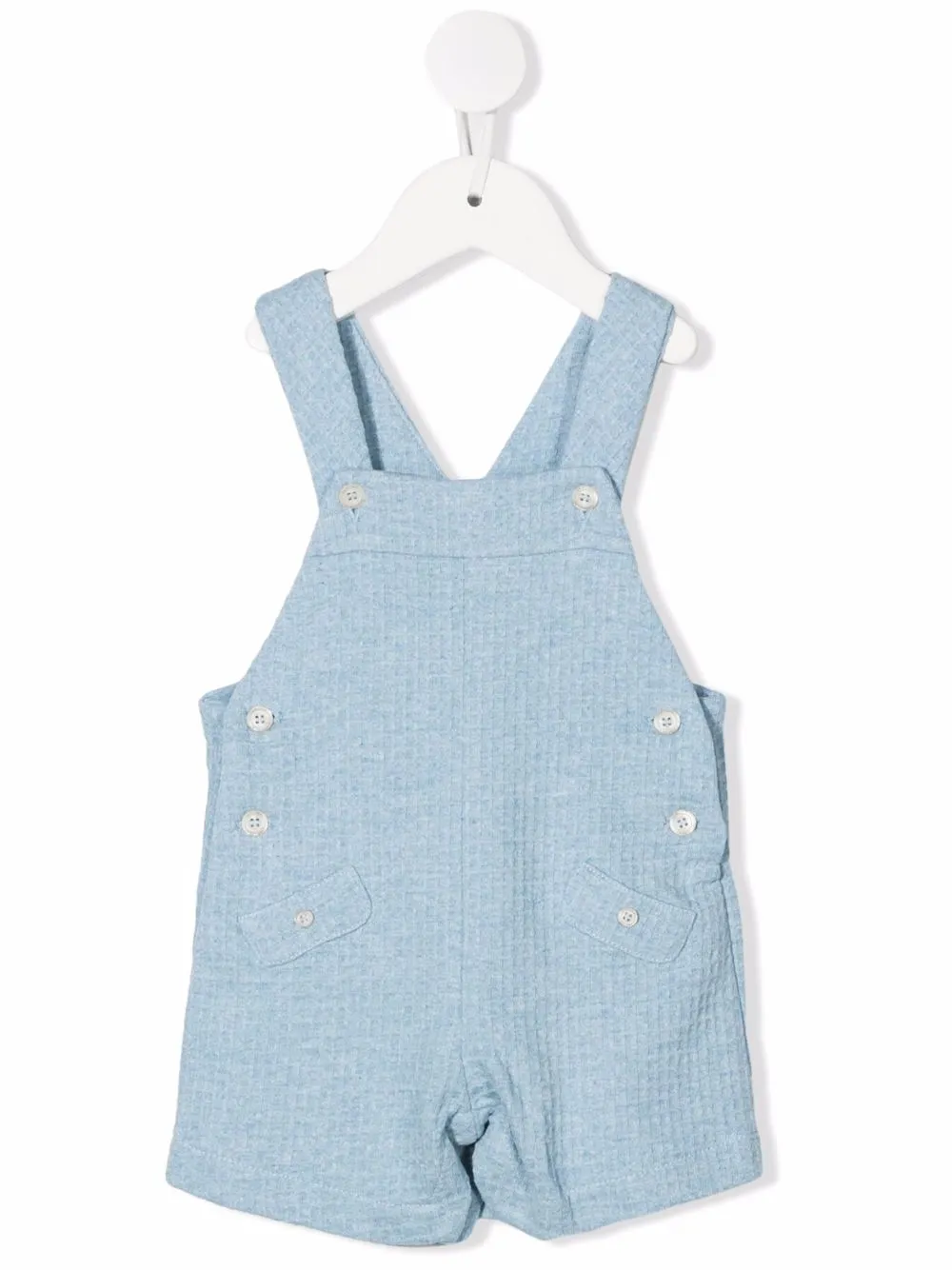 

Tartine Et Chocolat ribbed-knit dungarees - Blue