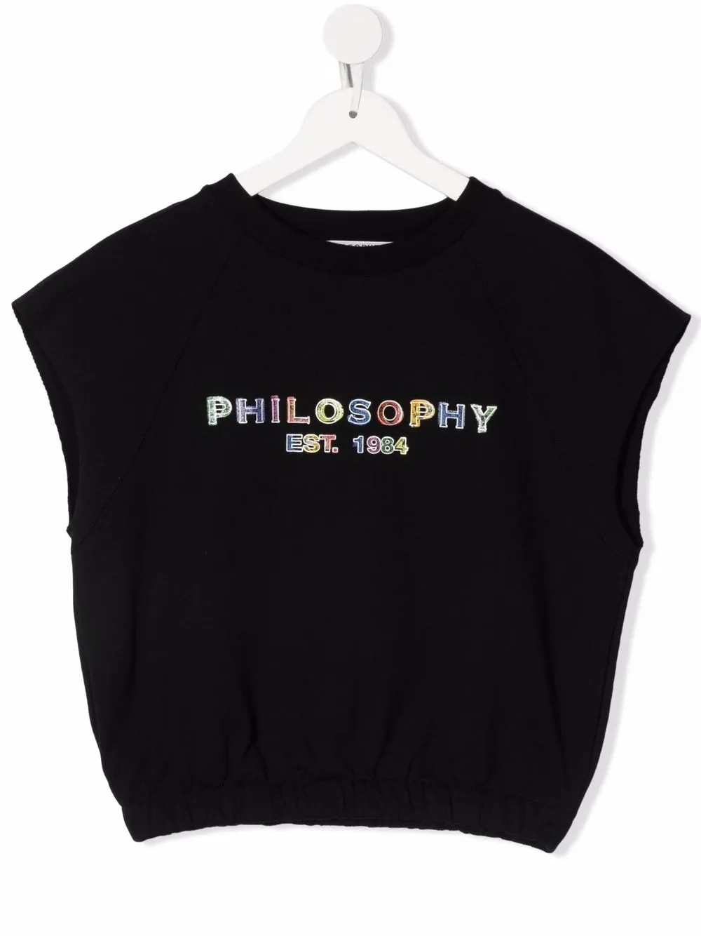 

Philosophy Di Lorenzo Serafini Kids playera con logo estampado - Negro