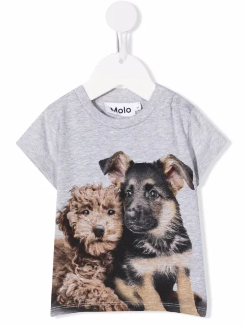 Molo Pups Mates graphic T-shirt