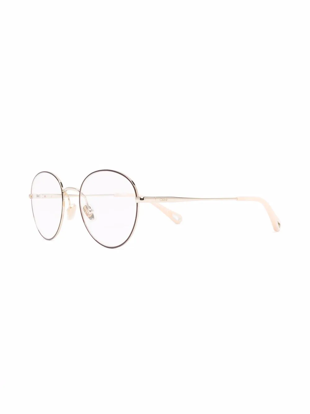 фото Chloé eyewear очки в круглой оправе