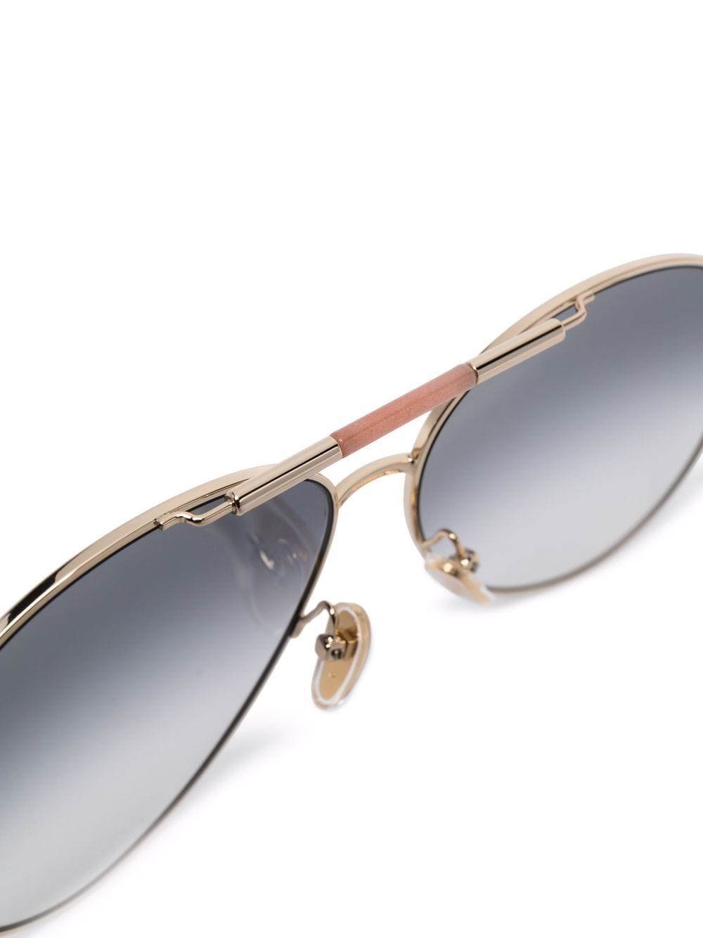 фото Chloé eyewear солнцезащитные очки-авиаторы с эффектом градиента