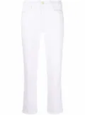 FRAME cropped straight-leg jeans - White