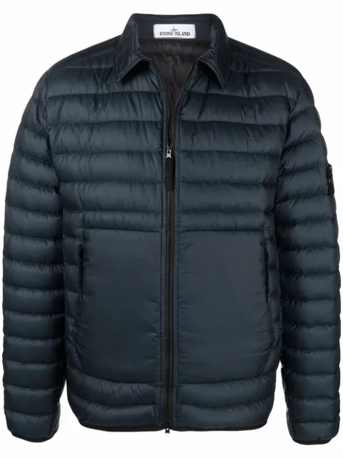 Stone Island Compass-patch padded jacket