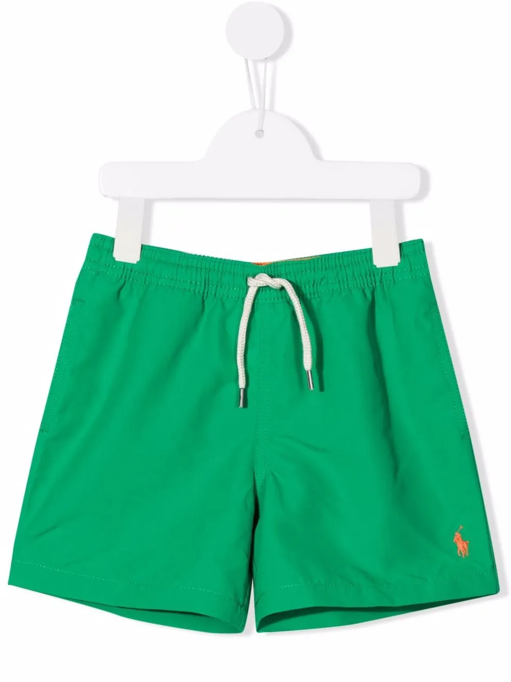 

Ralph Lauren Kids shorts de playa con logo bordado - Verde