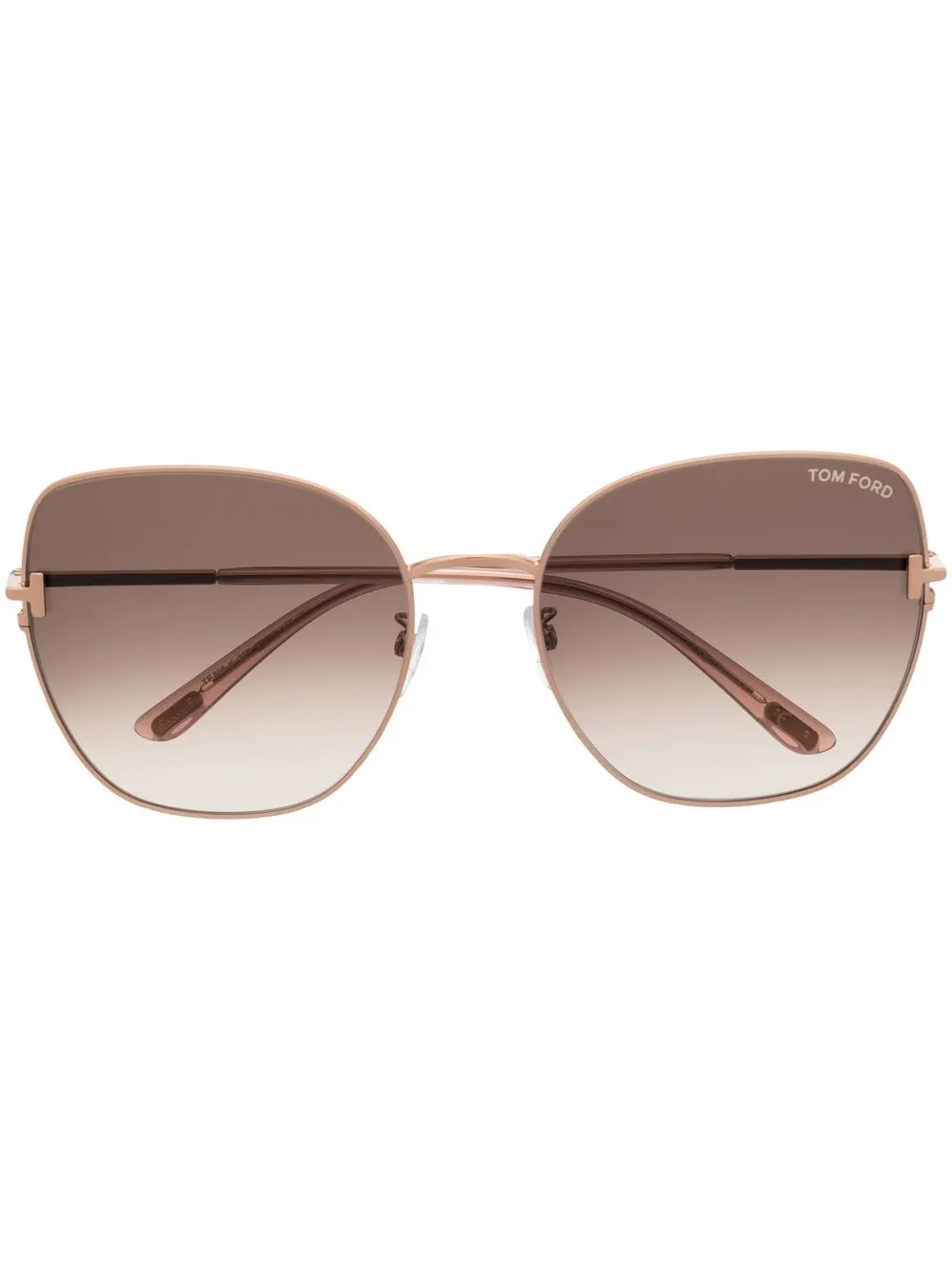 

TOM FORD Eyewear lentes de sol con armazón estilo mariposa - Dorado