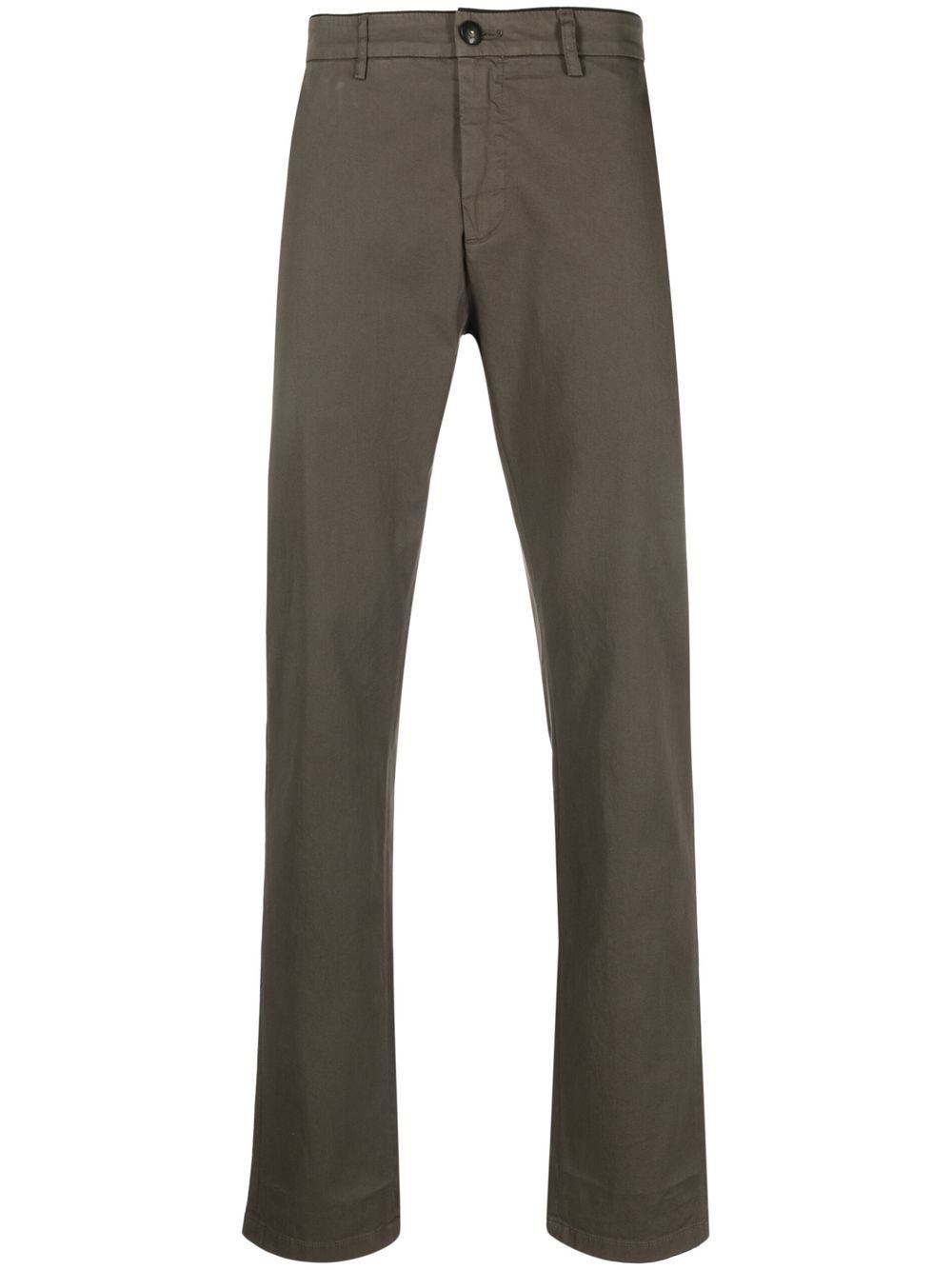 Department 5 slim-cut cotton trousers - Brown