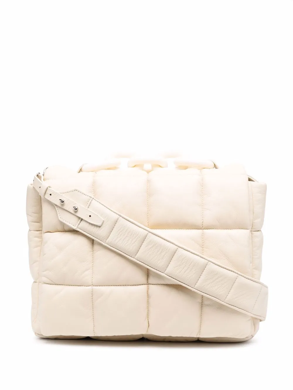 

Vic Matie Nappaty quilted shoulder bag - Neutrals