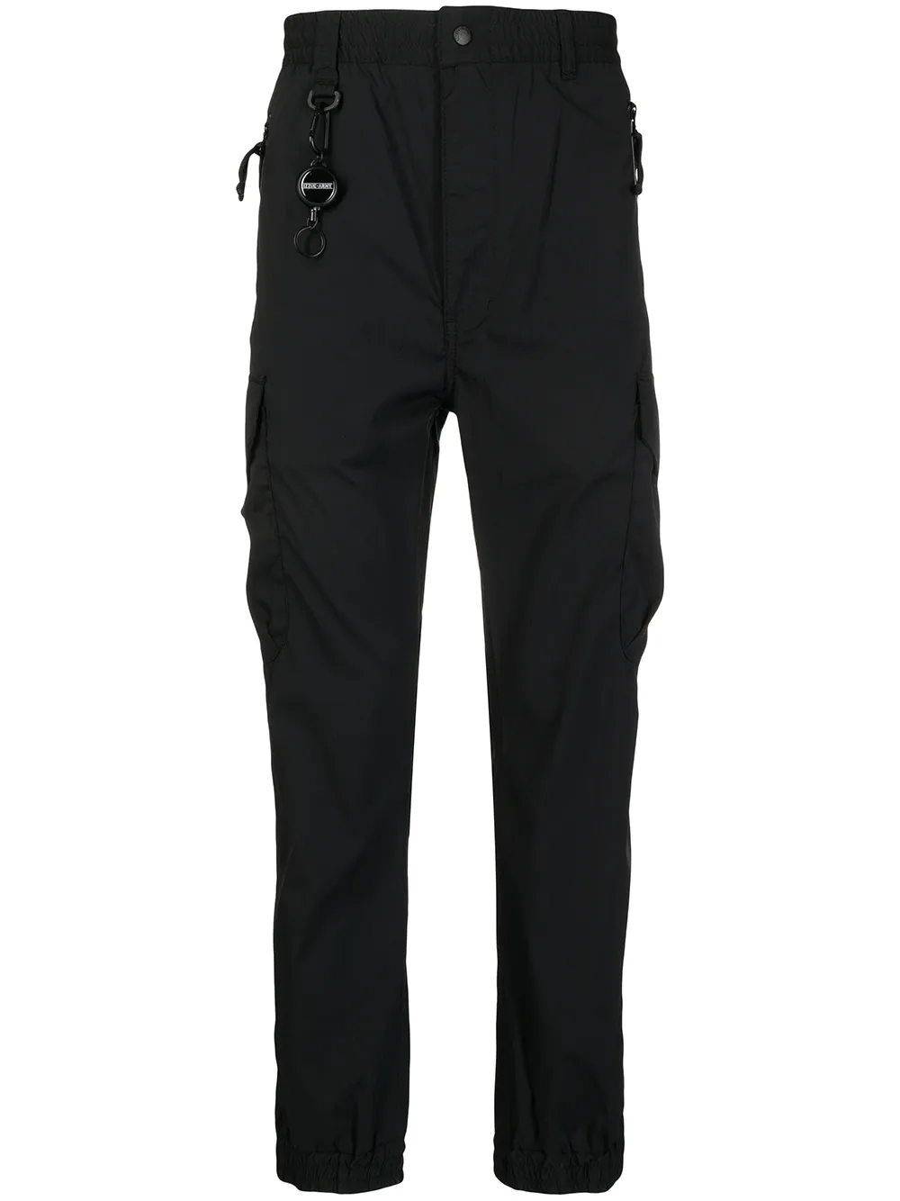 

izzue pantalones cargo rectos - Negro