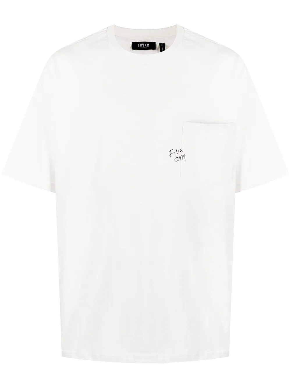 

FIVE CM logo-print short-sleeved T-shirt - White