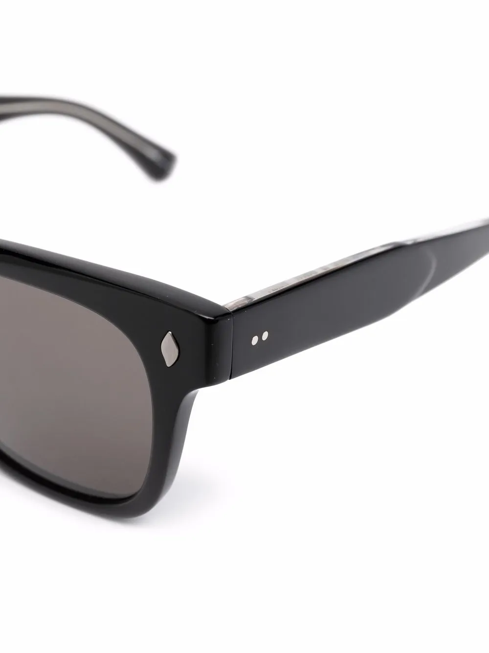  Garrett Leight Sonnenbrille Mit Eckigem Gestell   Schwarz 