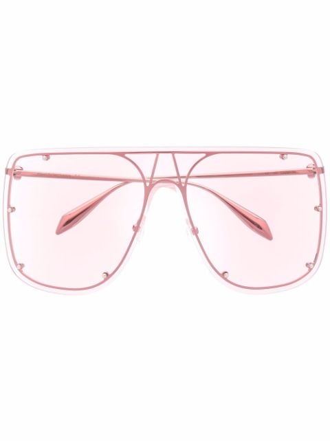 Alexander McQueen Eyewear tinted oversize-frame sunglasses Men