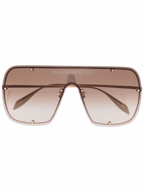 Alexander McQueen Eyewear gradient oversize-frame sunglasses 