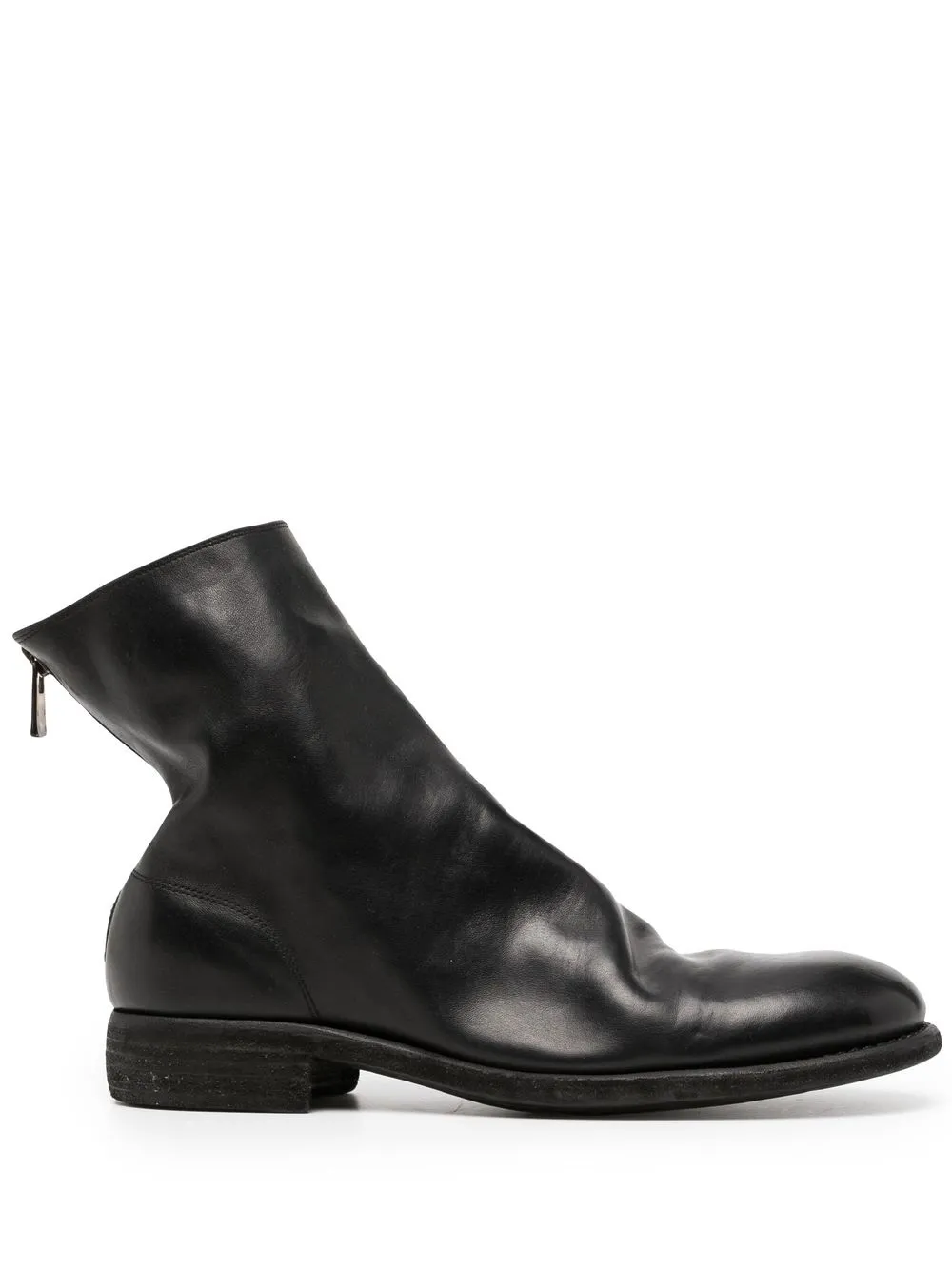 

Guidi botines con cierre - Negro