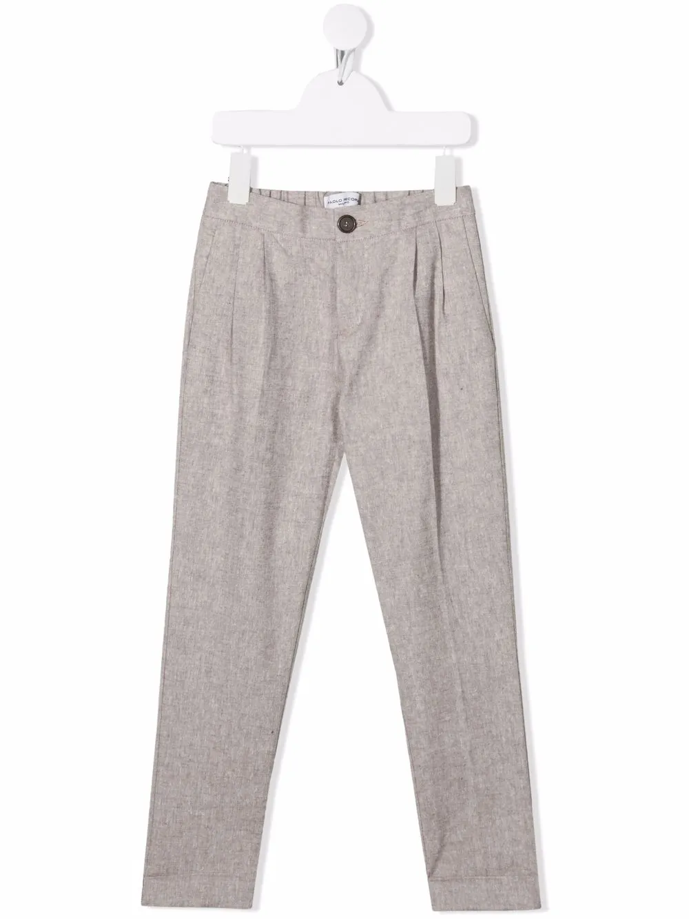 

Paolo Pecora Kids mid-rise slim-fit trousers - Neutrals