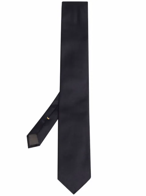 Canali textured silk tie