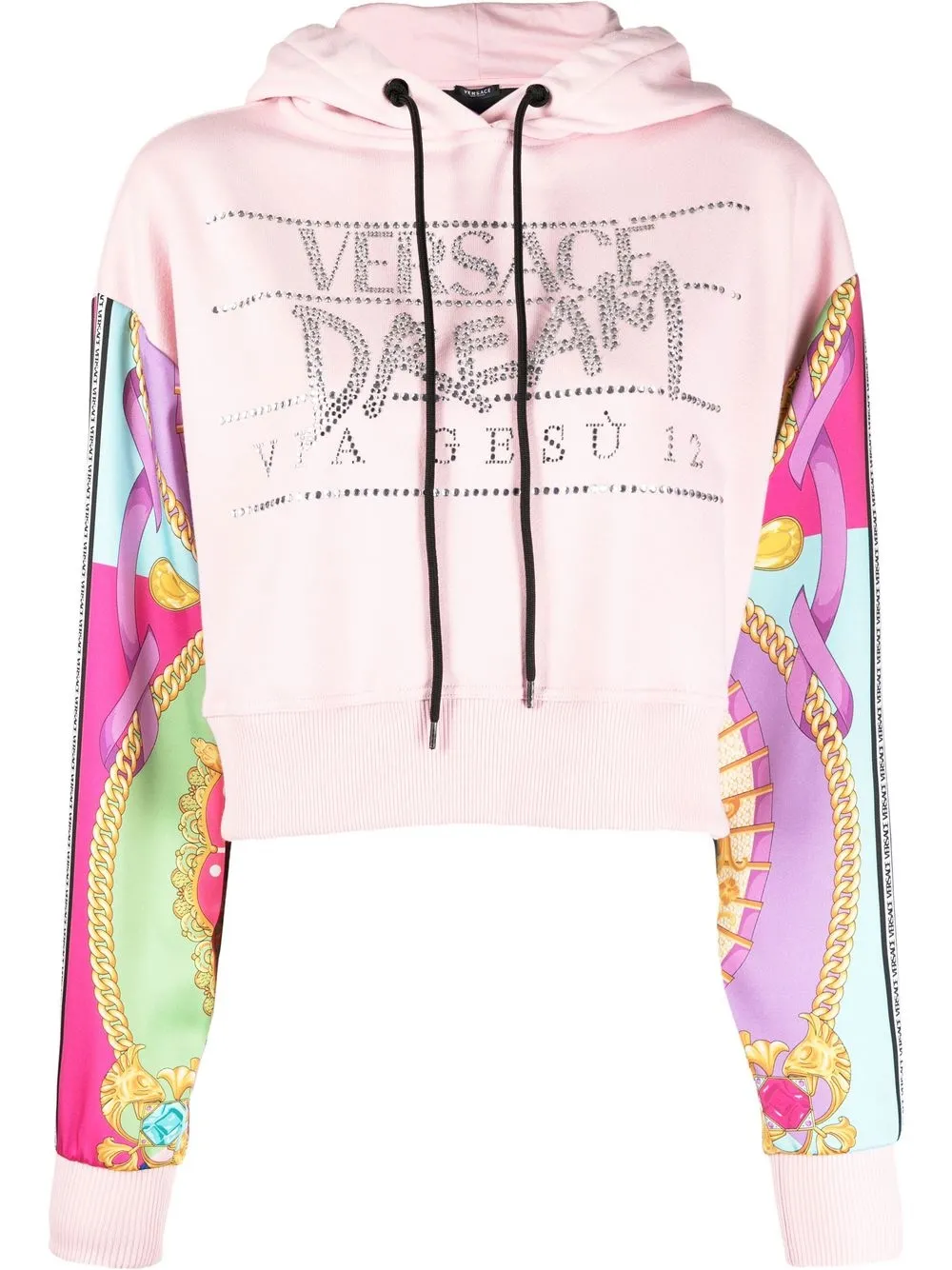 

Versace hoodie Dream via Gesù corta - Rosado