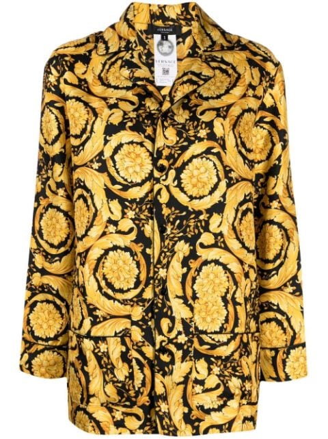 Versace Barocco-print pajama top