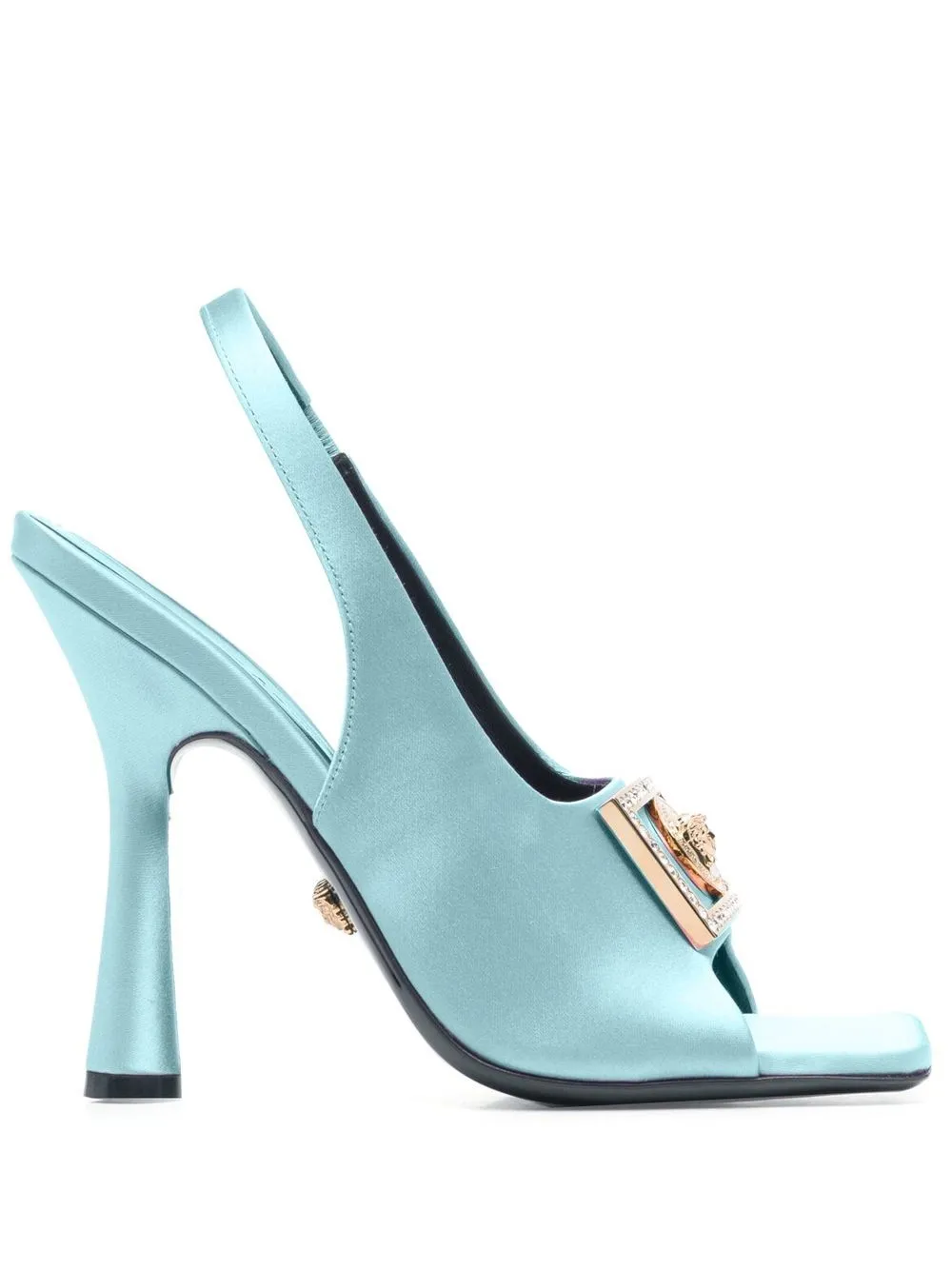 

Versace Medusa Crystal sandals - Purple