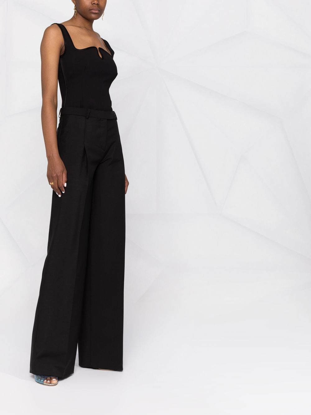 Versace tailored wide-leg trousers Women