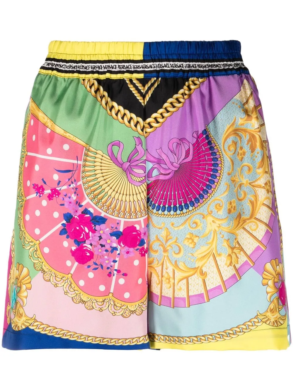 

Versace shorts con estampado I Ventagli - Rosado