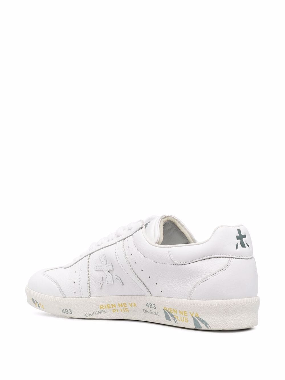 Shop Premiata Bonnie 5753 Low-top Sneakers In White