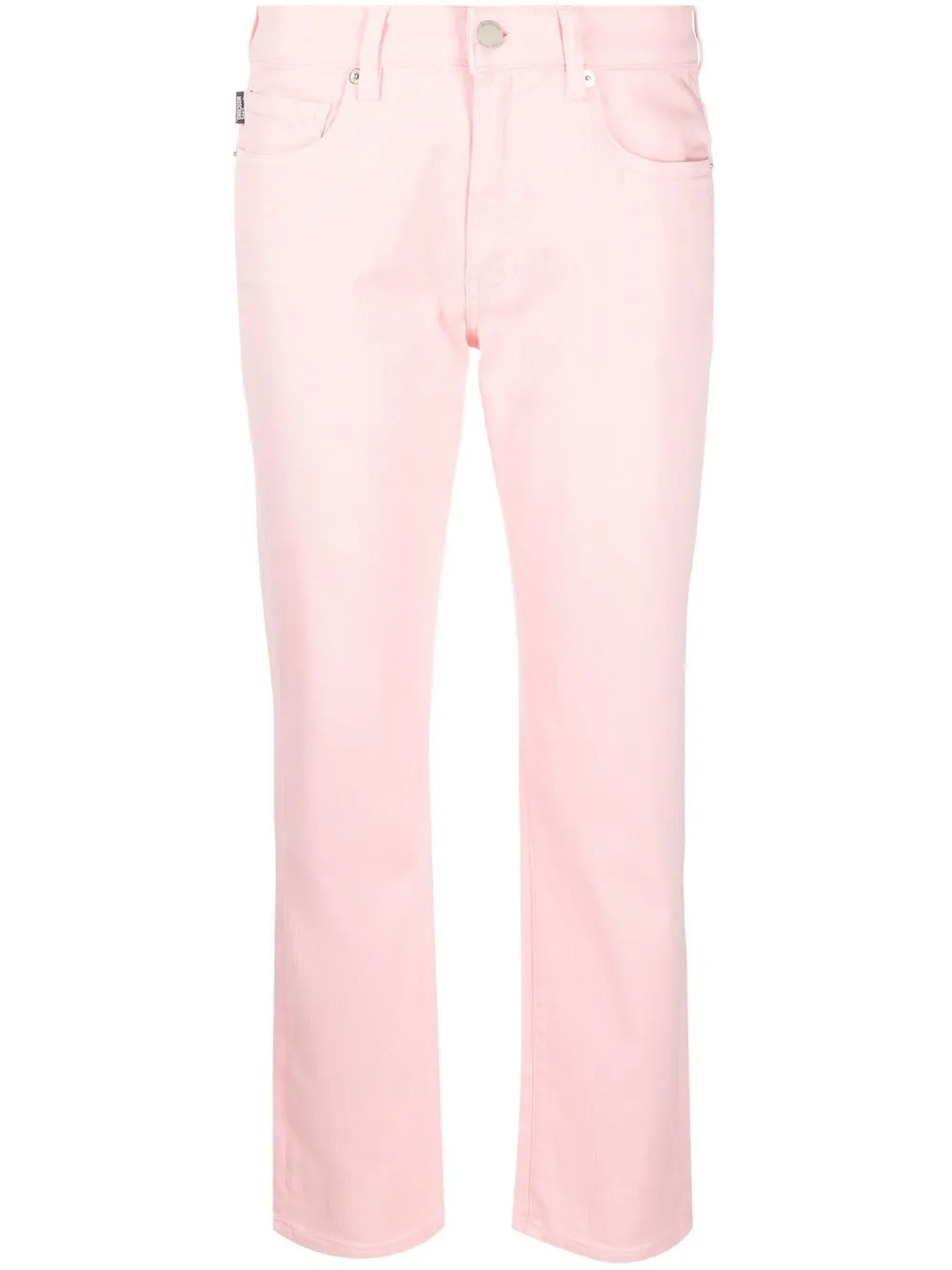 

Love Moschino mid-rise slim-cut trousers - Pink